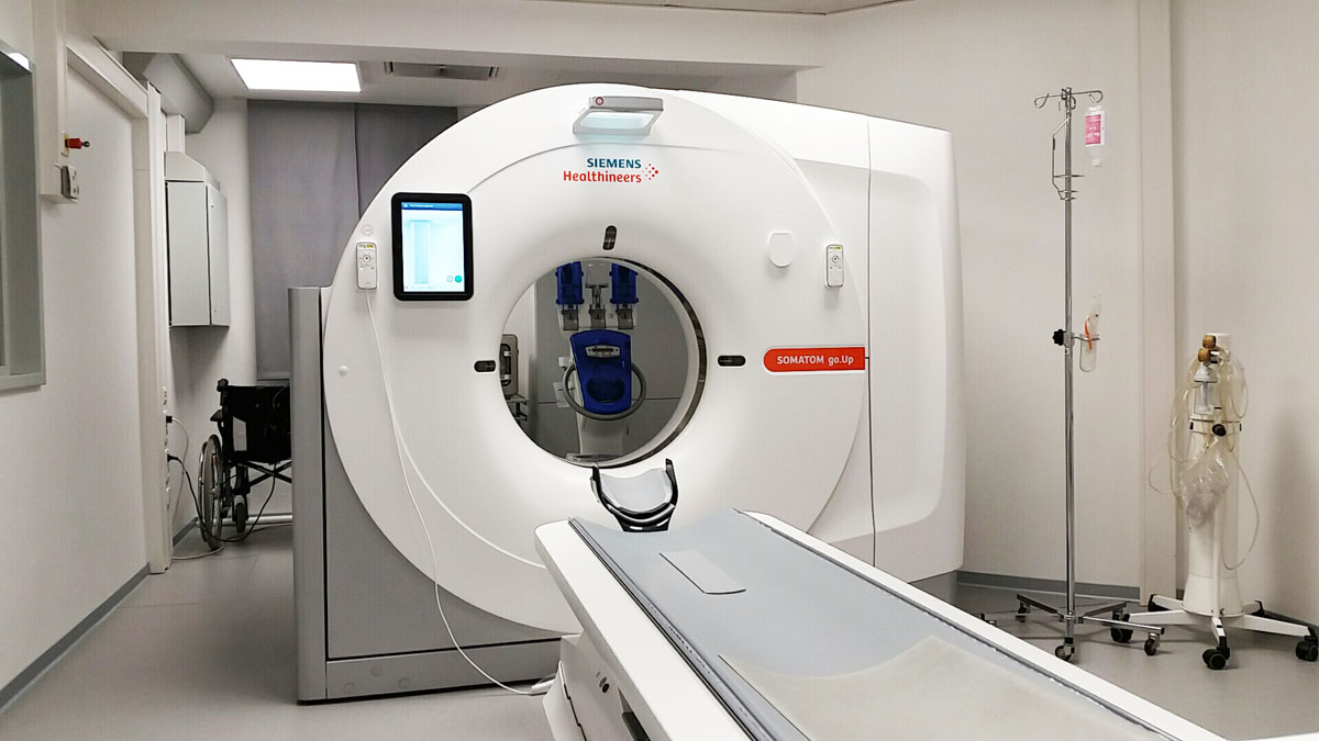 Radiologie Ansbach - Computertomographie (CT) Siemens SOMATOM go.UP